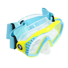 Load image into Gallery viewer, Joey Mask, Blue/Neon Green