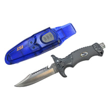 โหลดรูปภาพลงในเครื่องมือใช้ดูของ Gallery SS Knife 10.5cm blade w/plastic sheath
