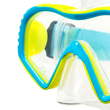 Load image into Gallery viewer, Joey Mask, Blue/Neon Green