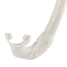 Load image into Gallery viewer, IST Silicone Freediving Snorkel white close up