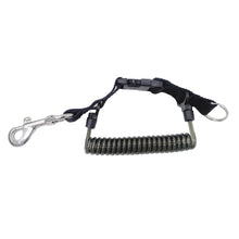 โหลดรูปภาพลงในเครื่องมือใช้ดูของ Gallery Stainless Steel Wire Coil Lanyard With Q/R Buckle Waterproof