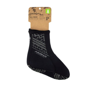 2mm Tall Sock with Printed Traction Sole Side