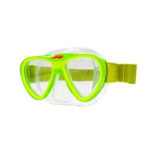 Load image into Gallery viewer, Kids Snorkel mask green yellow