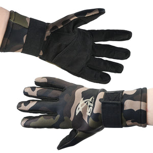 2mm Green Camo Gloves