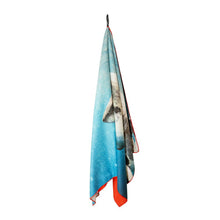 Load image into Gallery viewer, Ken Kiefer Towel - limited edition (Shark &amp; Dive Flag)