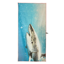 Load image into Gallery viewer, Ken Kiefer Towel - limited edition (Shark &amp; Dive Flag)