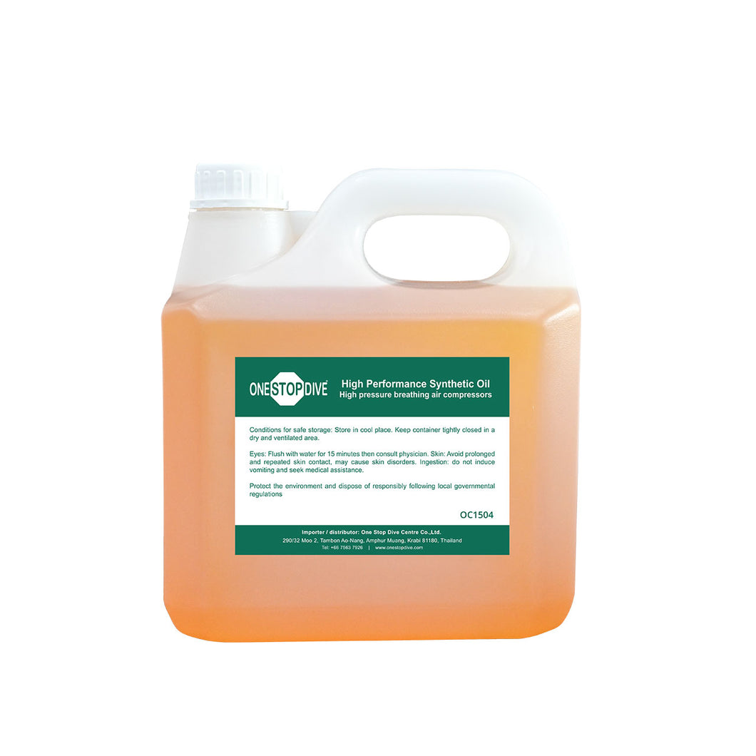 One Stop Dive Synthetic Compressor Oil, per 3 litre - Shell Corena S4 ...