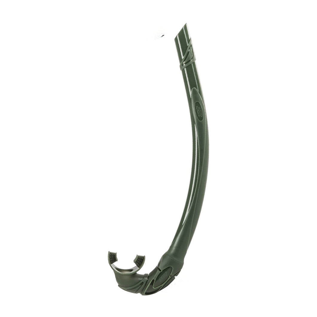 IST Silicone Flexible Foldable Freediving Snorkel  green